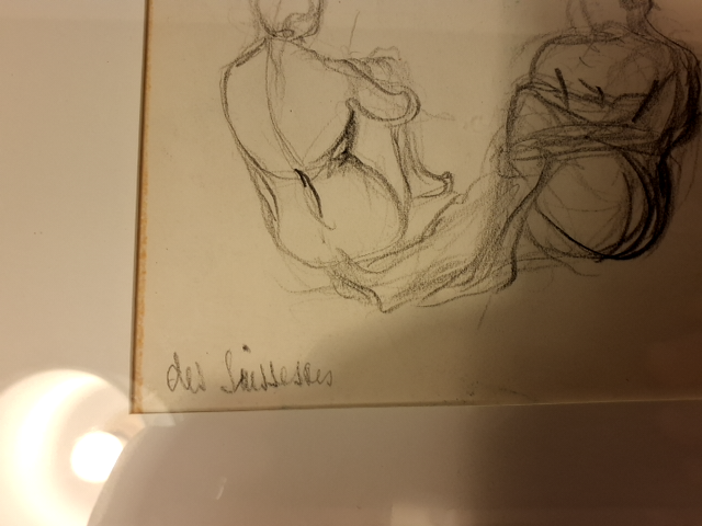 Original sketch. Fransk Marguerith Gatier
